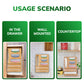 6 in 1 Bamboo Ziploc Bag Storage Organizer and Wrap Dispenser.